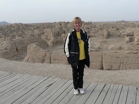 Me at Jiaohe Ruins