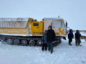 With our Tank Truck, Yuryung-Khaya