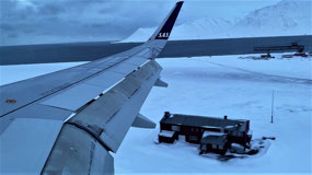 Landing in Svalbard