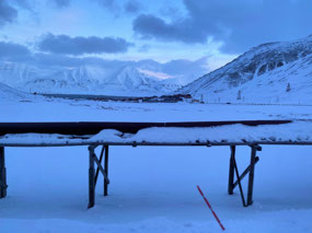 Vista of Longyearbyen From Nybyen