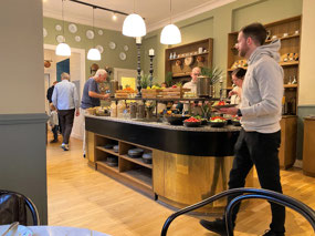 Breakfast at the Hebron Hotel