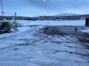 Cold at Tromsø Airport