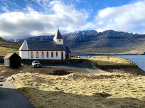 Charming old Church at Viðareiði