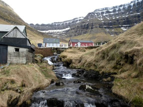 Stream at Kunoy Village