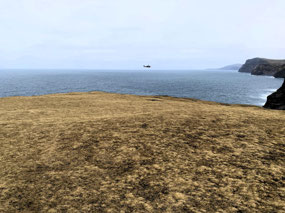 Helicopter Over Trælanípa
