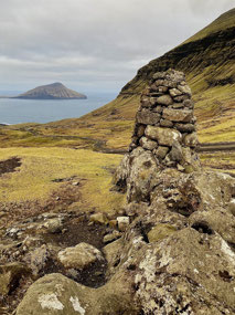 Stone Cairns at Lookout to Koltur Island