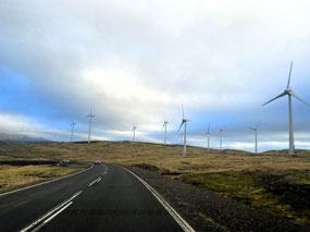 Wind Farms North of Torshavn, Streymoy Island