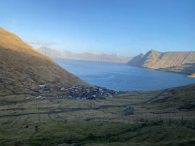 On our Return Trip: Funningur Village 