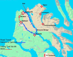 Saksun to Tjørnuvik