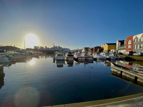 Sunrise Over Tórshavn Harbour