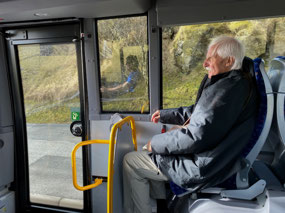 On the Bus to Tórshavn Harbour