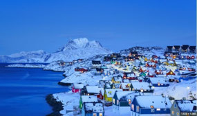 Nuuk City, (c. Bing Wall Paper)