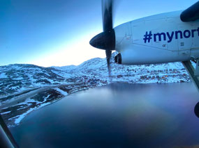 Over Nuuk Harbour
