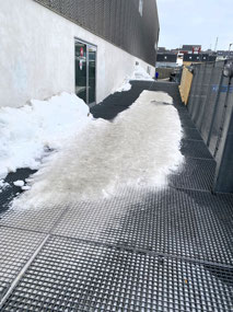 Slippery Entrance to Nuuk Centre