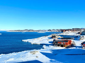 A Beautiful Day Dawns Over Ilulissat