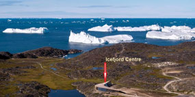 Aerial View of the Icefjord Centre