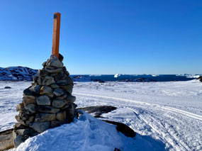 Looking out to the Icebergs