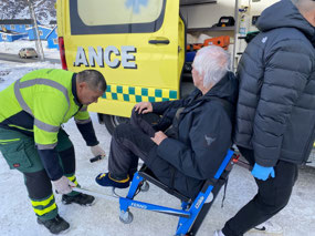 Alan Carted off in an Ambulance!