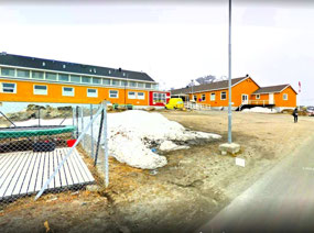 Rear Entrance of the Hospital