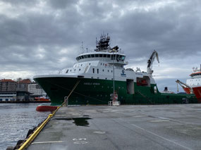 Huge Fishing Vessels in Bergen Harbour