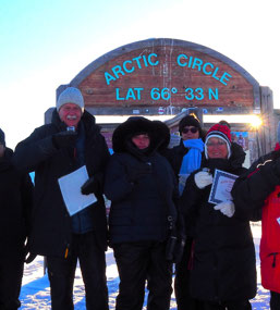 Champagne at the Arctic Circle
