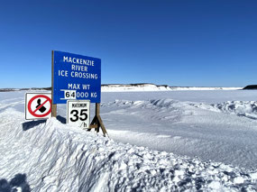 Mackenzie River Ice Road