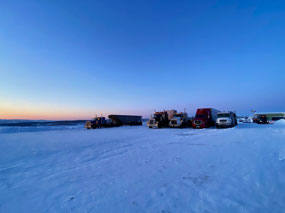 Icer Truckers at Dawn