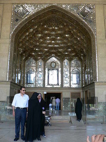 Inside Chehel Sotun Palace, Esfahan