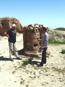Alan and Maksat at the Ruins of Gonur