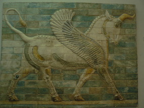 Gorgeous Glazed Tile Reliefs, Susa Museum