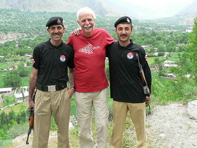 Alan with our Police Guards