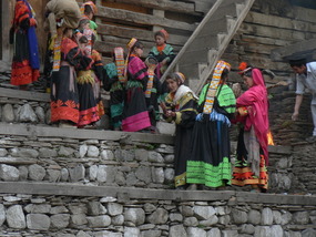 Brilliant Colours of the Kalasha Women