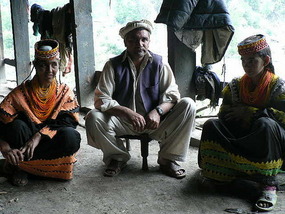 Local Guest House Owner and His Family, Birir