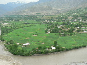 Overlooking Chitral and the Karun River 