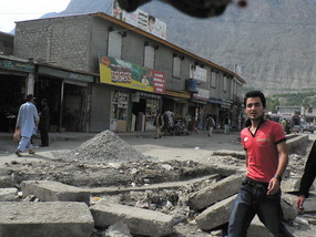 Bazaar Area, Gilgit Town