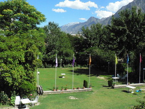 Delightful Gardens, Riveria Hotel, Gilgit