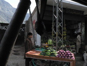 Market in Gilgit Town 