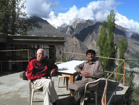 With Ali Madad, M Director, Eagle's Nest Hotel