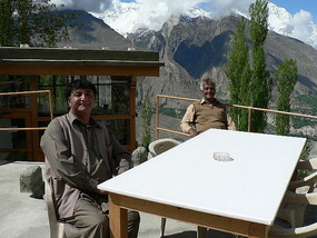 Ali Madad and Mr Ainullah, Eagle's Nest Hotel