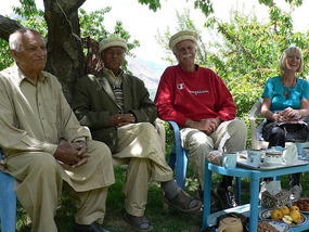 With Ishaq and Sadruddin Ali's Family