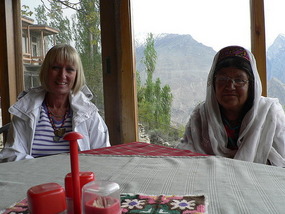Me With Mrs Ainullah, Owner of Eagle's Nest