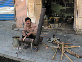 Hand Making Musical Instruments, Kashgar Old City
