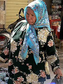 Uighur Woman at the Sunday Markets, Kashgar