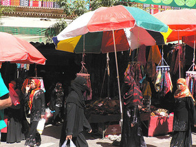 Vivid Colours of Hotan Markets