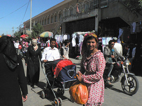 Young Uighur Woman, Hotan Bazaar