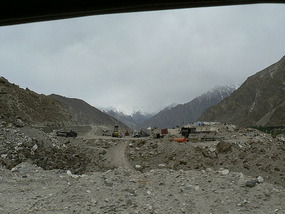Flood Damage on the Karakoram Highway