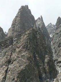 Impossible Mountain Spires Around the Lake