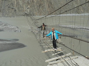 Me on the Famous Hussaini Bridge - 2009