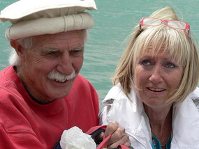 Us Not Looking Too Confident on the Boat!