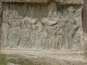 Bas Relief at Naqsh-E Rostam
